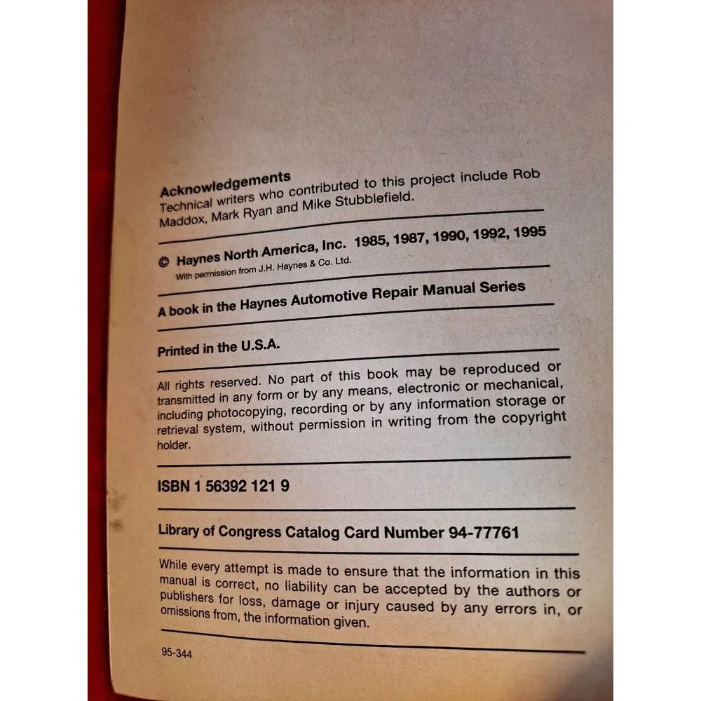 Haynes Automotive‎ General Motors/ 1982-1994/ Repair Shop Manual # 38015 (766)